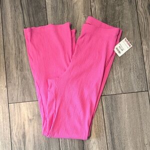 Aerie Pink Flare Pants